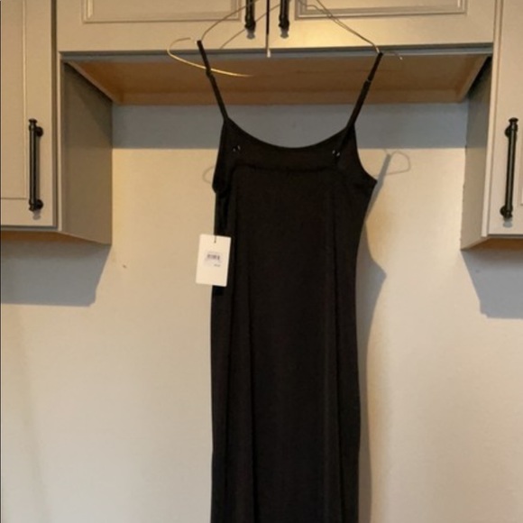 Something Navy long XXS floor length black dress - Picture 2 of 6